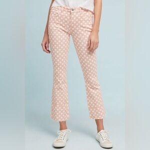 Anthropologie Pilcro and The Letterpress High Rise Bootcut Jeans Polka Dot